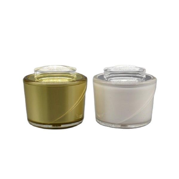 storage bottles & jars 10g gold acrylic cream jar cosmetic packaging container 15g white refillable 20pieces
storage bottles & jars 10g gold acrylic cream jar cosmetic packaging container 15g white refillable 20pieces