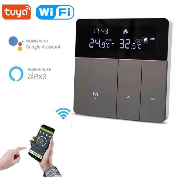 smart home control wifi life thermostat 95-240v programmable voice graffiti app temperature controller use of alexa google
smart home control wifi life thermostat 95-240v programmable voice graffiti app temperature controller use of alexa google