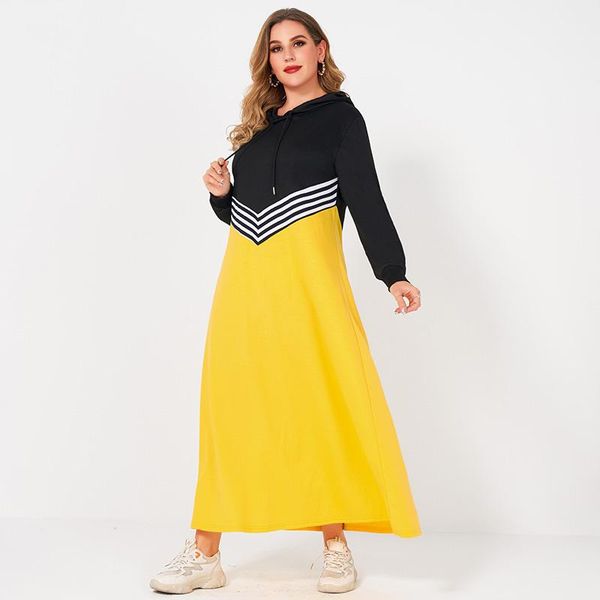 casual dresses summer women long dress plus size fashion long-sleeved striped a-line stitching sports loose college style, Black;gray
casual dresses summer women long dress plus size fashion long-sleeved striped a-line stitching sports loose college style, Black;gray