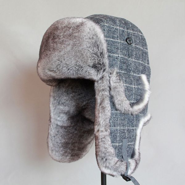 men russian bomber hat winter ushanka trapper hat with earflaps women faux fur snow caps for children, Blue;gray
men russian bomber hat winter ushanka trapper hat with earflaps women faux fur snow caps for children, Blue;gray
