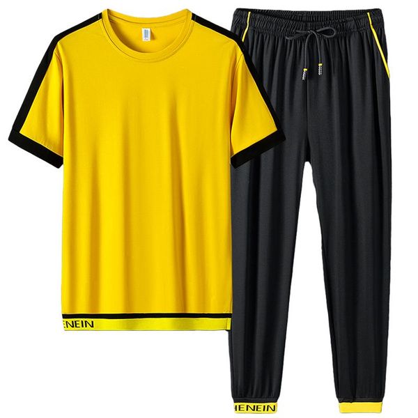 men's tracksuits big size summer sets 2 piece t-shirts+track pants sportswear tracksuit men short sleeved casual jogger sweat suits 8xl, Gray
men's tracksuits big size summer sets 2 piece t-shirts+track pants sportswear tracksuit men short sleeved casual jogger sweat suits 8xl, Gray