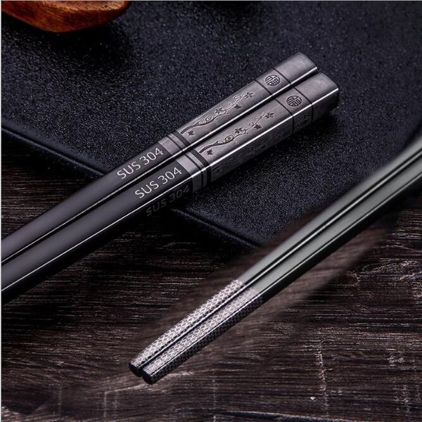 chopsticks 10 pairs plum blossom pattern 304 stainless steel 23.5cm square laser anti-scalding anti-skid for household
chopsticks 10 pairs plum blossom pattern 304 stainless steel 23.5cm square laser anti-scalding anti-skid for household