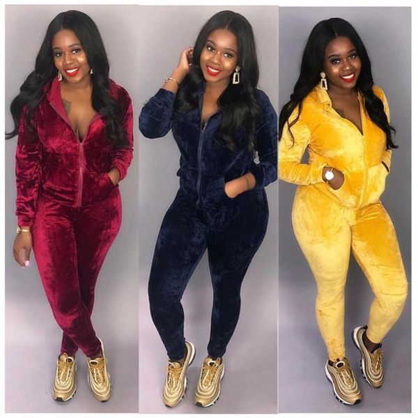 two piece dress autumn winter women velvet tracksuit hooded zipper + pant suits set elegant outfits 3 color casual sportswear 2021, White
two piece dress autumn winter women velvet tracksuit hooded zipper + pant suits set elegant outfits 3 color casual sportswear 2021, White