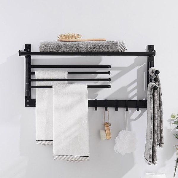 towel racks 50-60cm black space aluminum bathroom rack wall mounted folding storage hanger bar movable pole
towel racks 50-60cm black space aluminum bathroom rack wall mounted folding storage hanger bar movable pole