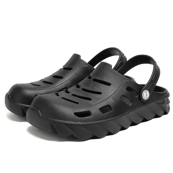 comfortable slippers lady gentlemen sandals original children breathable and lightweight sandy beach hole shoes soft bottom men women, Black
comfortable slippers lady gentlemen sandals original children breathable and lightweight sandy beach hole shoes soft bottom men women, Black