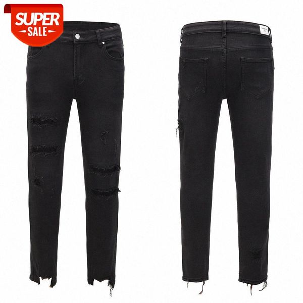 street style dark irregular tailoring destruction slim stretch jeans hip-hop brand feet trousers men #f56t, Black
street style dark irregular tailoring destruction slim stretch jeans hip-hop brand feet trousers men #f56t, Black
