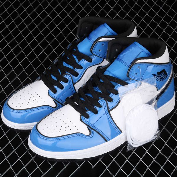 (boxed) men's jumpman 1 basketball shoes and women's patent blue outdoor casual sportsqgdk
(boxed) men's jumpman 1 basketball shoes and women's patent blue outdoor casual sportsqgdk