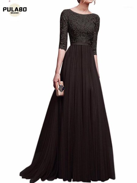 spring elegant women floral lace long dress floor length party dresses ladies 3 quarter sleeve maxi chiffon casual, Black;gray
spring elegant women floral lace long dress floor length party dresses ladies 3 quarter sleeve maxi chiffon casual, Black;gray