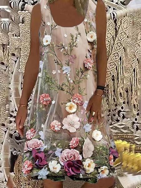 casual dresses plus size women fashion loose floral print sleeveless round neck summer dress, Black;gray
casual dresses plus size women fashion loose floral print sleeveless round neck summer dress, Black;gray