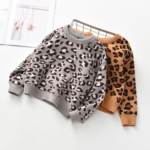 european autumn kids leopard sweaters girls round neck knit sweater long sleeve pullovers animal print wool boys pull winter 6t, White
european autumn kids leopard sweaters girls round neck knit sweater long sleeve pullovers animal print wool boys pull winter 6t, White