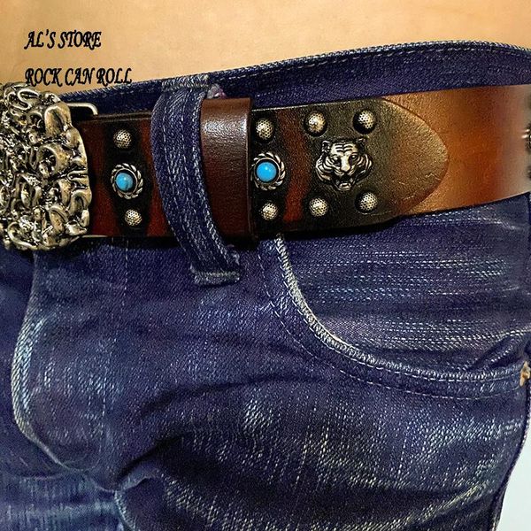 belts albm06 genuine cowhide leather handmade durable buckle turquoise belt, Black;brown
belts albm06 genuine cowhide leather handmade durable buckle turquoise belt, Black;brown