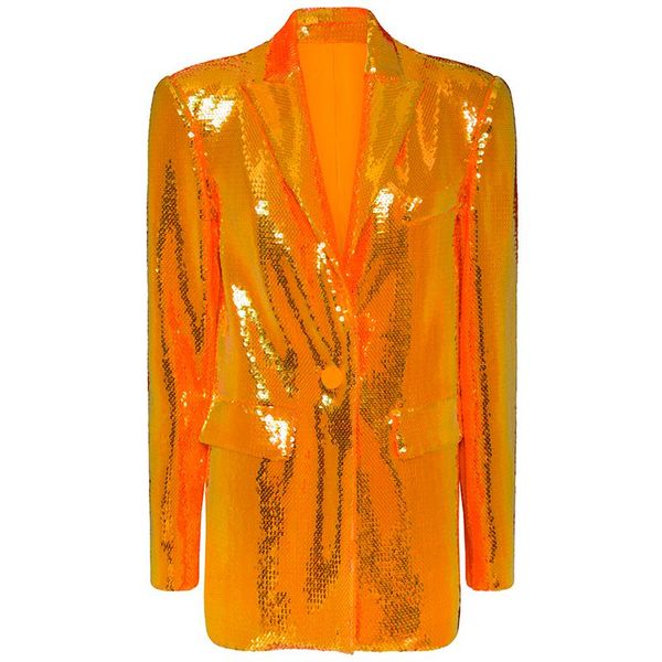 women's suits & blazers high street nice est designer stylish blazer single button sparkle sequined long jacket, White;black
women's suits & blazers high street nice est designer stylish blazer single button sparkle sequined long jacket, White;black