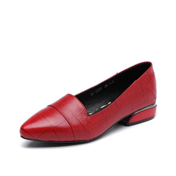 dress shoes women's fashion leather single shoe soft soles comfortable non-slip casual large size, Black 
dress shoes women's fashion leather single shoe soft soles comfortable non-slip casual large size, Black