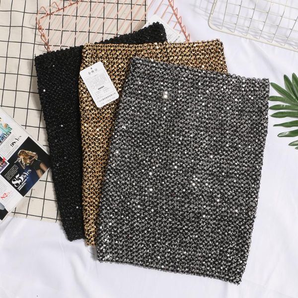 buttock wrap skirt female elastic high waist slim one step sparkly sequin versatile skirts, Black
buttock wrap skirt female elastic high waist slim one step sparkly sequin versatile skirts, Black