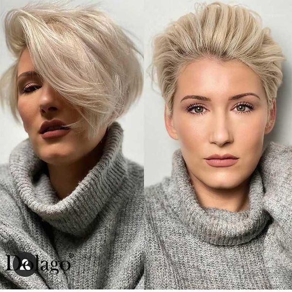 blonde lace front human hair wigs for women #4 #27 #613 colored pixie cut short wig brazilian wavy summer dolago1, Black;brown
blonde lace front human hair wigs for women #4 #27 #613 colored pixie cut short wig brazilian wavy summer dolago1, Black;brown