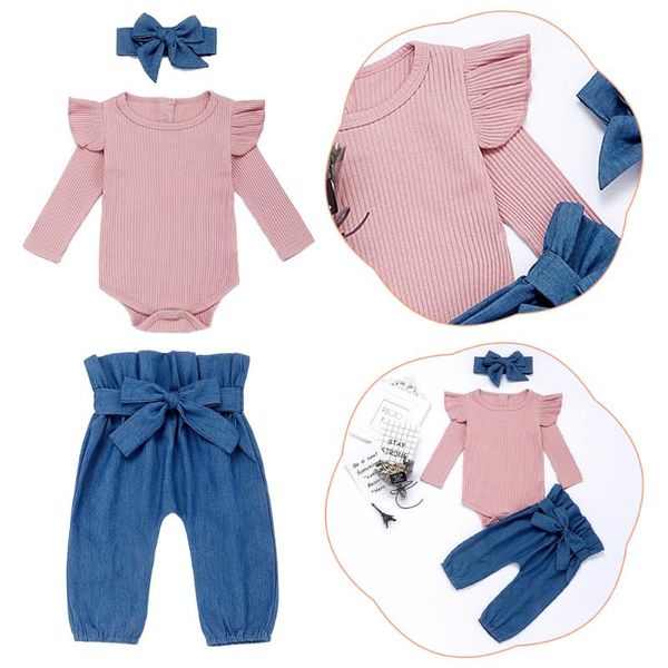 clothing sets 3 piece set of born baby girl clothes suit fashion long-sleeved solid color romper pants turban, White
clothing sets 3 piece set of born baby girl clothes suit fashion long-sleeved solid color romper pants turban, White