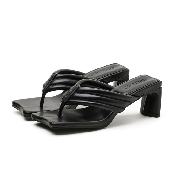 thick high-heeled sandals women summer style square head clip toe one pedal women summer wear high-heeled sandals women, Black
thick high-heeled sandals women summer style square head clip toe one pedal women summer wear high-heeled sandals women, Black