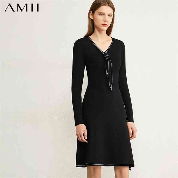 minimalism autumn winter dresses for women fashion temperament bow neck slim fit knee-length women's dress 12040679 210527, Black;gray
minimalism autumn winter dresses for women fashion temperament bow neck slim fit knee-length women's dress 12040679 210527, Black;gray