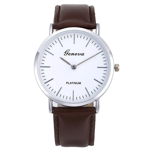 wristwatches suit watches mens leather band wrist watch quartz clock black brown business relogio masculino, Slivery;brown
wristwatches suit watches mens leather band wrist watch quartz clock black brown business relogio masculino, Slivery;brown