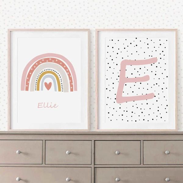 paintings pink rainbow custom name initial nursery girls canvas poster print wall art picture gift for baby bedroom home decor
paintings pink rainbow custom name initial nursery girls canvas poster print wall art picture gift for baby bedroom home decor