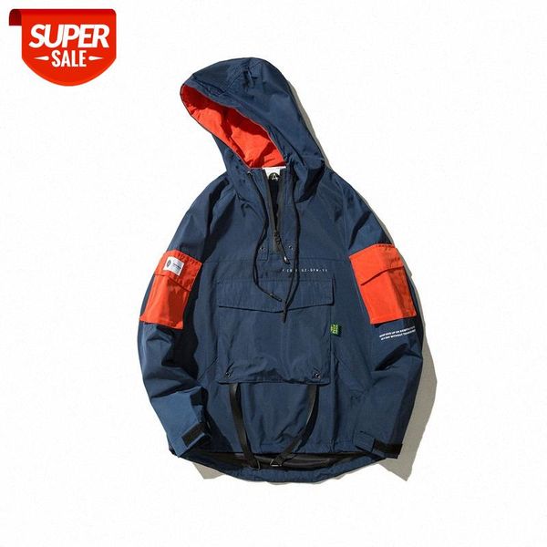 men's hip-hop functional jackets color block hooded windbreaker jacket street pullover loose #sm0o, Black;brown
men's hip-hop functional jackets color block hooded windbreaker jacket street pullover loose #sm0o, Black;brown