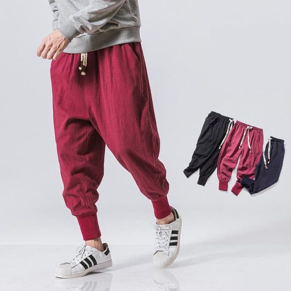 chinese style harem pants men streetwear casual joggers mens outdoor sweatpants ankle-length trousers m-5xl men's, Black
chinese style harem pants men streetwear casual joggers mens outdoor sweatpants ankle-length trousers m-5xl men's, Black