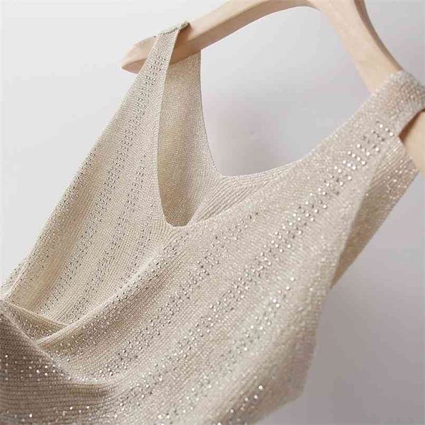 korean bling lurex diamond summer knit tank for women cami sleeveless knit vest white black women's loose camisole 210705
korean bling lurex diamond summer knit tank for women cami sleeveless knit vest white black women's loose camisole 210705