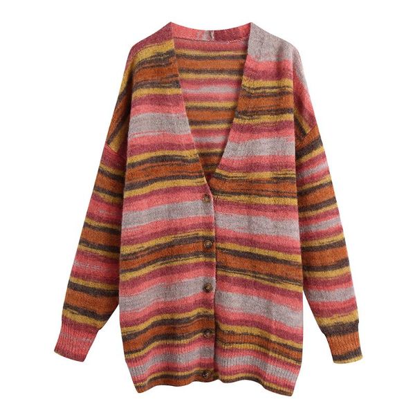 women's knits & tees cardigan women winter 2021 striped knitted long sweater v neck sleeve button up boho vintage oversized, White
women's knits & tees cardigan women winter 2021 striped knitted long sweater v neck sleeve button up boho vintage oversized, White