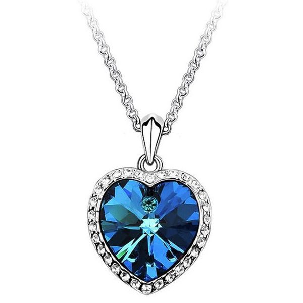 pendant necklaces movie titanic heart of ocean necklace blue crystal rhinestone luxury women charming jewelry, Silver
pendant necklaces movie titanic heart of ocean necklace blue crystal rhinestone luxury women charming jewelry, Silver