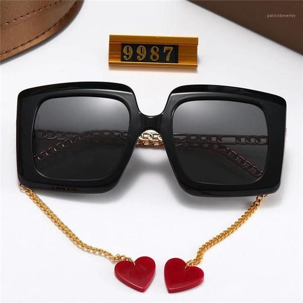 sunglasses 2021 luxury oversized square polarized women brand design frame sun glasses chain style uv400, White;black
sunglasses 2021 luxury oversized square polarized women brand design frame sun glasses chain style uv400, White;black