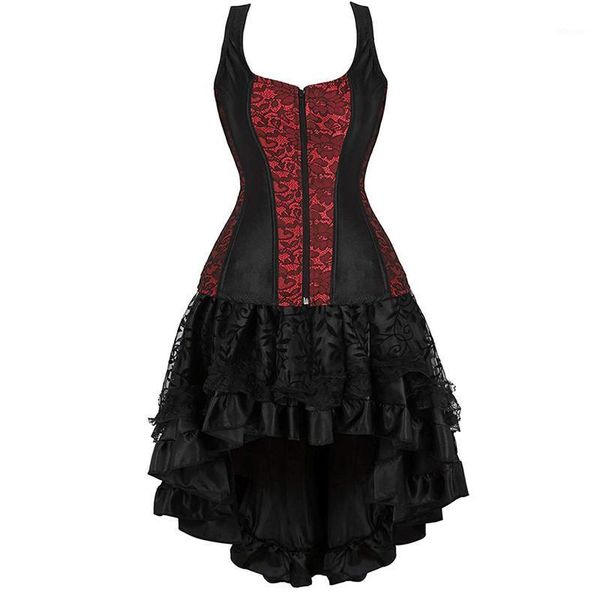 bustiers & corsets women corset dress for plus size zipper front lace with skirt set high low cosplay, Black;white
bustiers & corsets women corset dress for plus size zipper front lace with skirt set high low cosplay, Black;white