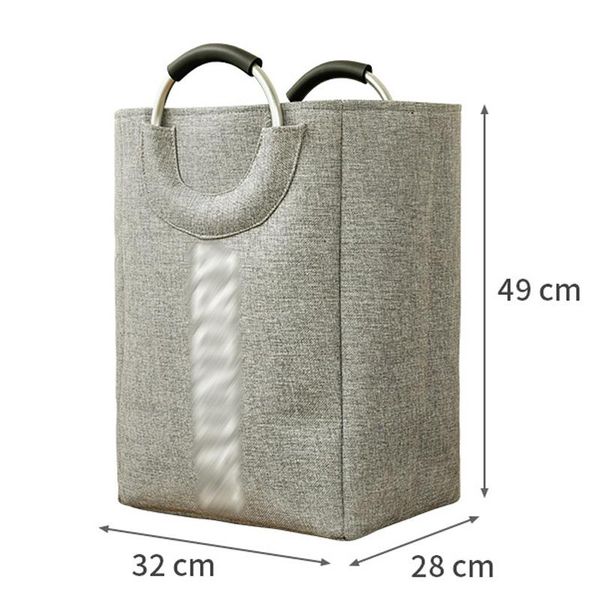 storage baskets 1pcswaterproof laundry bag aluminum alloy handle clothes toy basket high capacity barrel fabric foldable
storage baskets 1pcswaterproof laundry bag aluminum alloy handle clothes toy basket high capacity barrel fabric foldable