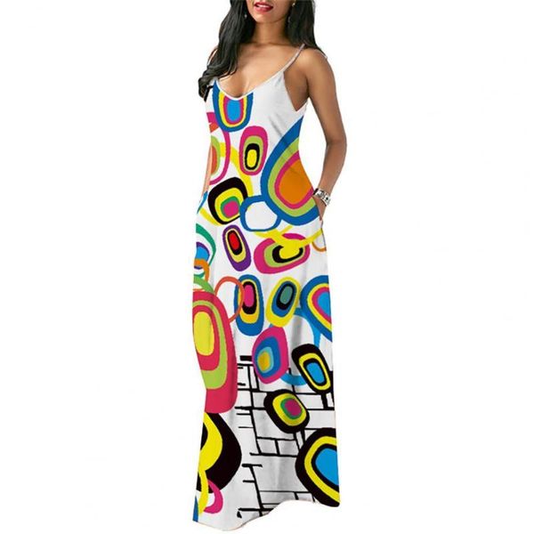 casual dresses women spaghetti strap printing v-neck pockets loose maxi dress sundress for beach summer, Black;gray
casual dresses women spaghetti strap printing v-neck pockets loose maxi dress sundress for beach summer, Black;gray