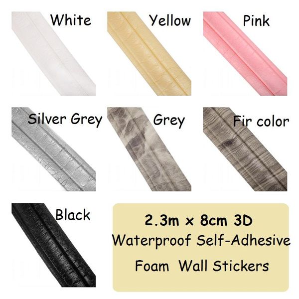 wall stickers 8*230cm waterproof waist line sticker border 3d foam embossed corner self-adhesive room decor edge strip
wall stickers 8*230cm waterproof waist line sticker border 3d foam embossed corner self-adhesive room decor edge strip