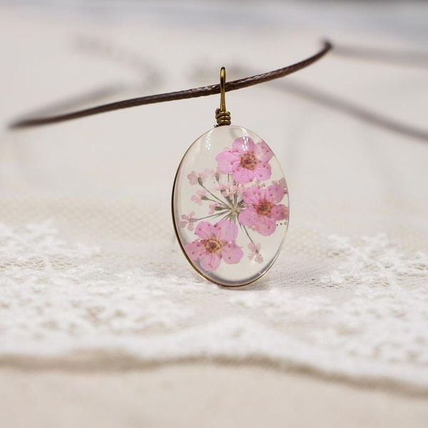 pendant necklaces handmade dried flower necklace dome glass leather chain bohemian long statement jewelry, Silver
pendant necklaces handmade dried flower necklace dome glass leather chain bohemian long statement jewelry, Silver