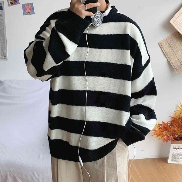 men's sweaters zazomde men sweater jumpers high collar plus size striped retro chic all-match leisure harajuku couples loose sweaters j, White;black
men's sweaters zazomde men sweater jumpers high collar plus size striped retro chic all-match leisure harajuku couples loose sweaters j, White;black