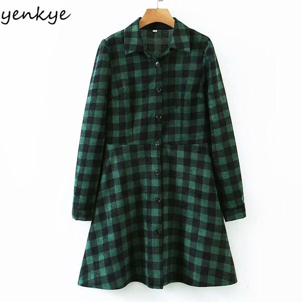 vintage corduroy plaid dress women lapel collar long sleeve a-line casual winter plus size short vestido dresses, Black;gray
vintage corduroy plaid dress women lapel collar long sleeve a-line casual winter plus size short vestido dresses, Black;gray