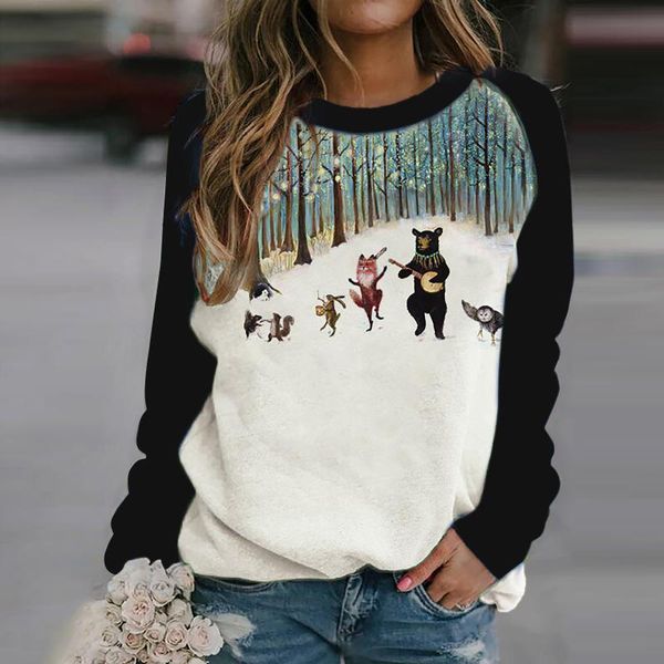 women's t-shirt women clothes spring autumn casual pullovers clothing funny cute 3d print long sleeve t-shirts ladies fashion, White
women's t-shirt women clothes spring autumn casual pullovers clothing funny cute 3d print long sleeve t-shirts ladies fashion, White