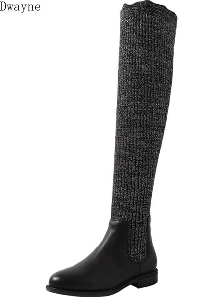 boots women's 2021 autumn flat-bottomed knee long tube elastic stockings, Black
boots women's 2021 autumn flat-bottomed knee long tube elastic stockings, Black
