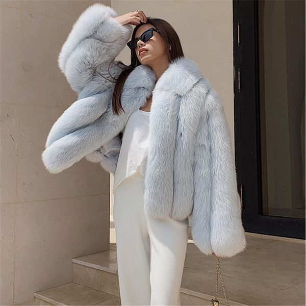 women's fur & faux sky blue color real outwear 2021 fashion whole skin winter jacket natural coat with collar, Black
women's fur & faux sky blue color real outwear 2021 fashion whole skin winter jacket natural coat with collar, Black