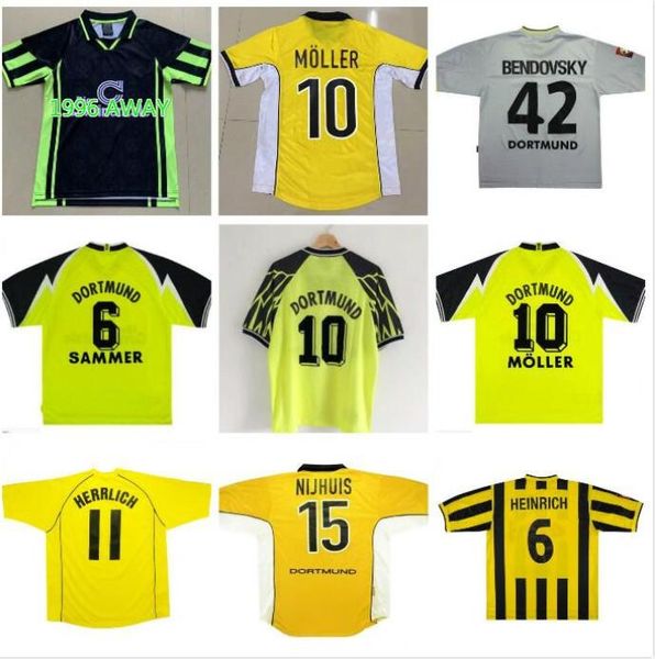 1995 96 97 98 99 2000 01 02 borussia retro dortmund soccer jersey lewandowski reus metzelder dede moller amoroso rosicky bobic classic footb, Black
1995 96 97 98 99 2000 01 02 borussia retro dortmund soccer jersey lewandowski reus metzelder dede moller amoroso rosicky bobic classic footb, Black