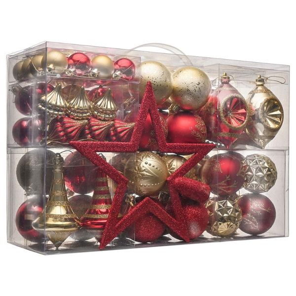 party decoration valery madelyn 100pcs christmas tree ball ornaments gold hanging pendants home for year 2022 navidad
party decoration valery madelyn 100pcs christmas tree ball ornaments gold hanging pendants home for year 2022 navidad