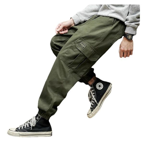 men's pants 2021 spring product multi-pocket straight-leg business casual overalls loose plus size beamed clothing, Black
men's pants 2021 spring product multi-pocket straight-leg business casual overalls loose plus size beamed clothing, Black
