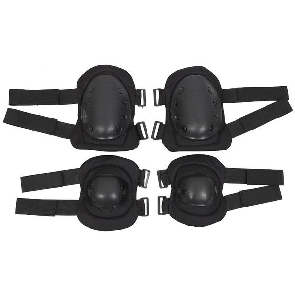 elbow & knee pads 1 set outdoor activity limbs protector practical riding, Black;gray
elbow & knee pads 1 set outdoor activity limbs protector practical riding, Black;gray