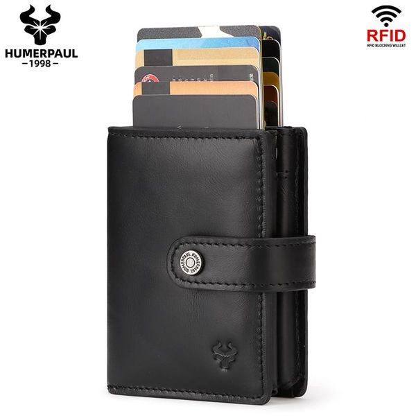 card holders holder men slim anti protect travel id cardholder aluminum metal rfid coin wallet quality designer porte carte, Brown;gray
card holders holder men slim anti protect travel id cardholder aluminum metal rfid coin wallet quality designer porte carte, Brown;gray