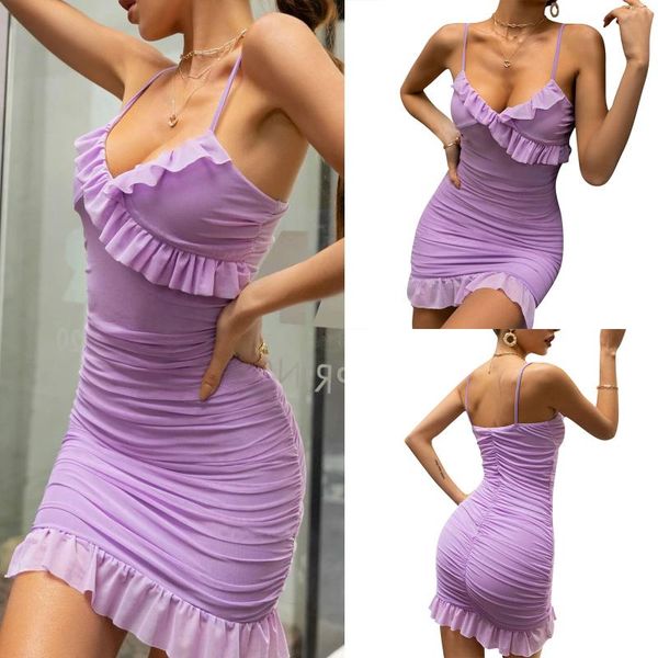 casual dresses summer solid color slim dress women ladies off shoulder ruffled trim pleated v-neck wild chic wrapped sling mini, Black;gray
casual dresses summer solid color slim dress women ladies off shoulder ruffled trim pleated v-neck wild chic wrapped sling mini, Black;gray