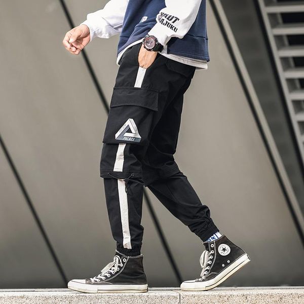 men's pants boattailhip streetwear sweatpants ribbons casual men slim mens joggers side-pockets man trousers pantalon hombre, Black
men's pants boattailhip streetwear sweatpants ribbons casual men slim mens joggers side-pockets man trousers pantalon hombre, Black