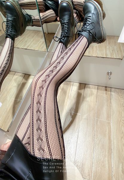 black love stripe hollowed out fishing net socks sweet and lovely jk beautiful leg silk stockings female ins bottomed pantyhose, Black;white
black love stripe hollowed out fishing net socks sweet and lovely jk beautiful leg silk stockings female ins bottomed pantyhose, Black;white
