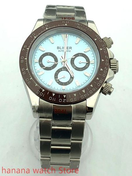 wristwatches bliger brand root beer rose gold automatic men watch sapphire glass gmt hand date window mental strap ceramic bezel, Slivery;brown
wristwatches bliger brand root beer rose gold automatic men watch sapphire glass gmt hand date window mental strap ceramic bezel, Slivery;brown