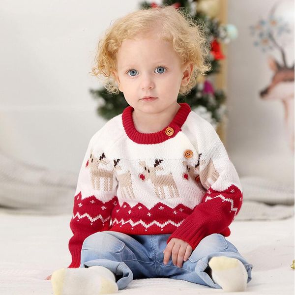 winter baby knit sweater christmas night toddler boy fashion children elk girl clothes pullover, Blue
winter baby knit sweater christmas night toddler boy fashion children elk girl clothes pullover, Blue